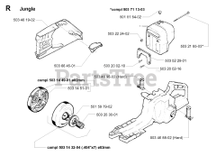 Husqvarna 394 XP - Husqvarna Chainsaw (SN: 19960100001 - 19980900000)