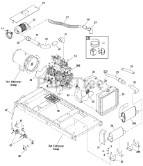 Briggs & Stratton 076143-00 - Briggs & Stratton 35kW Liquid Cooled Home Standby Generator Engine - 3.0L (319095)
