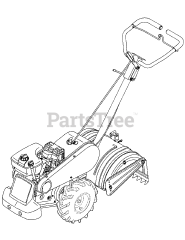 White Outdoor RB-650 (21AB453J790) - White Outdoor Roto Boss Rear-Tine Tiller (2006)