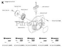Husqvarna 343 R - Husqvarna String Trimmer (SN: 20031800001 - 20043100000) STARTER