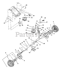 Gravely 911122 (DSP 21) - Gravely Home 21" Walk-Behind Mower, 5.5hp Honda (SN: 000101 & Above)