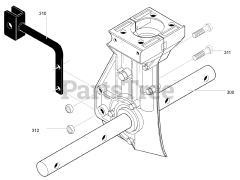 Murray 11052x50C - Murray Cultivator (2001) Transmission Assembly