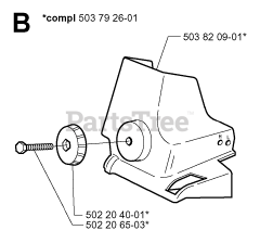 Husqvarna 335 XPT - Husqvarna Chainsaw (SN: 19991000001 - 20011800000) AIR FILTER COVER