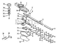 Lesco LHD-1700 - Lesco Hedge Trimmer (SN: 001001 - 002837)