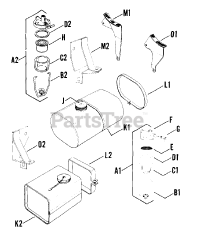 Kohler K91-2683 - Kohler K-Series Engine, Basic Version, 4hp, 3kW Fuel Tank 0201007510