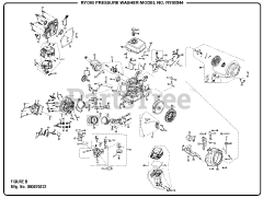 Ryobi RY 80544 (090079247) - Ryobi Pressure Washer Figure B Mfg. No. 090079272