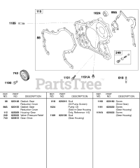 Briggs & Stratton 583447-0317-E2 - Briggs & Stratton Horizontal Engine Gear Housing, Drive Gear
