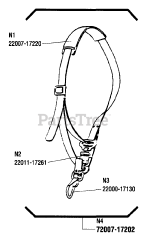 Shindaiwa T 350 - Shindaiwa String Trimmer Harness
