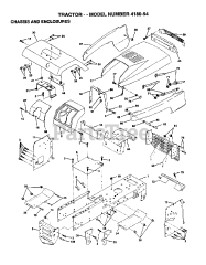 Poulan 418054 - Poulan Lawn Tractor (2006-03)