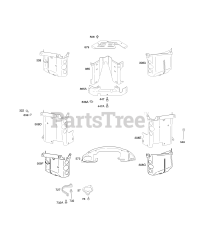 Briggs & Stratton 303777-0413-01 - Briggs & Stratton Vertical Engine Shrouds