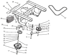 Gravely 992201 (Pro-Turn 260) - Gravely Pro-Turn 60" Zero-Turn Mower, Kawasaki (SN: 000101 - 019999)