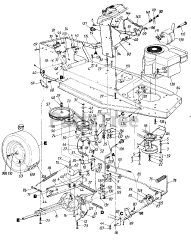 MTD 131-450-000 - MTD Lawn Tractor (1991) Parts03
