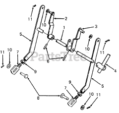 Cub Cadet 805 (136-192-100) - Cub Cadet Lawn Tractor Lift Links (for SN 109,000 &amp; Up)