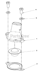Briggs & Stratton 076131-03 - Briggs & Stratton 35kW Liquid Cooled Home Standby Generator Engine Service Parts - Thermostat