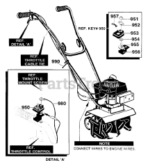 Murray 11052x4NC - Murray Cultivator (2004) Starter Switch Mount