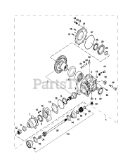 Cub Cadet Challenger 500 Camo (37AW7CLD010) - Cub Cadet 4x4 Utility Vehicle Rear Bridge Reducer Assembly