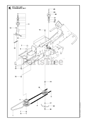 Husqvarna PR 17 AWD (966772701) - Husqvarna Swedish Riding Mower (2012-02) TRANSMISSION