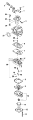 Echo PE-2601 - Echo Edger (Type 1E) Carburetor