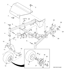 Scag SWMU-61A - Scag Ultimate Walk-Behind 61" Mower Deck (SN: 6390001 - 6399999) 61"A (Large Frame) Deck Frame
