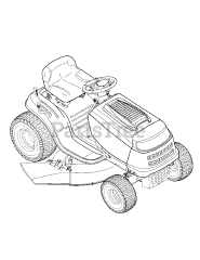 Columbia V 761 F (13AV761F597) - Columbia 38" Lawn Tractor (2008)