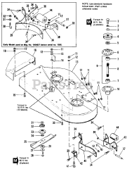 Simplicity 5116 (1690690) - Simplicity 36" Lawn Tractor, 16hp