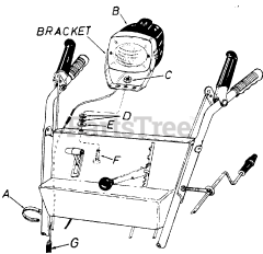 MTD 390-255-000 - MTD Snow Thrower Head Light Kit (1989)