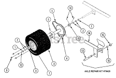 Snapper Z 4801M (80001) - Snapper 48" Mower Deck Assembly