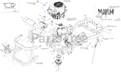 Cub Cadet ZTX4-60 KH FAB (47RSAAA8010) - Cub Cadet Ultima 60" Zero-Turn Mower, Fab Deck, Kohler (2021) Engine Accessories