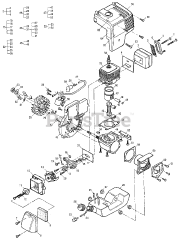 McCulloch MAC 320 B (41BS321G077) - McCulloch Blower Powerhead Assembly