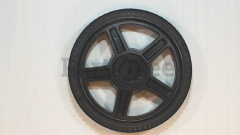 RedMax 532430500 Wheel, 12 X 1.75 5-Spoke Brk Black