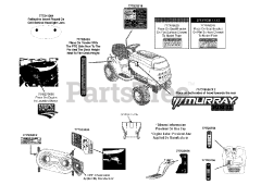 Murray M 195-42 - Murray Select 42" Lawn Tractor (2013)
