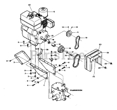 Troy-Bilt 6511 - Troy-Bilt Econo-Horse Rear-Tine Tiller (SN: E0008844 - E0032773)