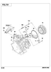 Subaru Robin EH360DS6620 (EH36) - Subaru Robin Engine 701 Electric Device