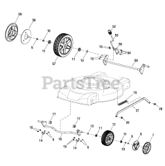 Murray MP 625 MD 21 (866081-00) - Murray 625EX Series 21"Walk-Behind Mower (2015)