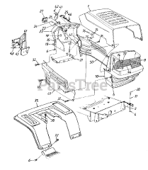 Yard Machines 13BQ695H352 - Yard Machines Lawn Tractor (1998) (Walmart)