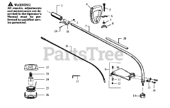 Paramount PLT 2248 - Paramount String Trimmer CUTTING HEAD &amp; DRIVE SHAFT ASSEMBLIES