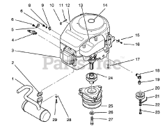 Toro 72040 (244-5) - Toro Yard Tractor (SN: 039000001 - 039999999) (1993)