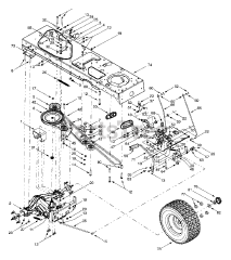 Yard-Man 14AW804P401 - Yard-Man Garden Tractor (2001)