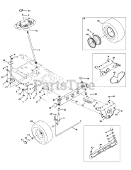 Huskee 13AJ771S231 - Huskee Lawn Tractor (2010) (Tractor Supply) Front End Steering