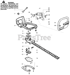Weed Eater GHT 180 - Weed Eater Hedge Trimmer, Type 3
