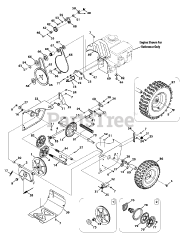 Yard Machines 31AM63FF752 - Yard Machines Snow Thrower (2014) Drive System