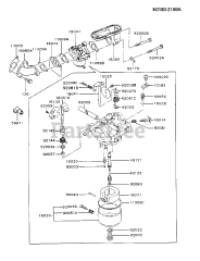Kawasaki FB460V-BS23 - Kawasaki Engine CARBURETOR
