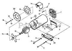 Craftsman 580.327150 (9296-0) - Craftsman 2,400 Watt Portable Generator Stator Assembly