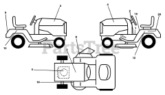 Husqvarna YTH 150 (954140007-D) - Husqvarna Yard Tractor (1998-02) Decals