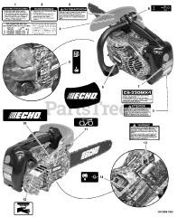 Echo CS-330 MX 4 - Echo Chainsaw (SN: C07213001001 - C07213999999)