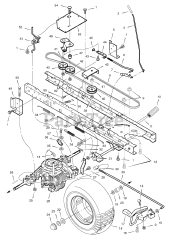Briggs & Stratton 405606x190B (7800299) - Briggs & Stratton 40" Lawn Tractor (2007)