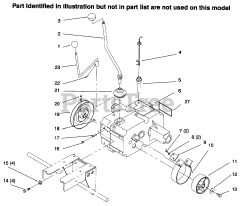 Toro 73422 (416-8) - Toro Garden Tractor (SN: 069000001 - 069999999) (1996)