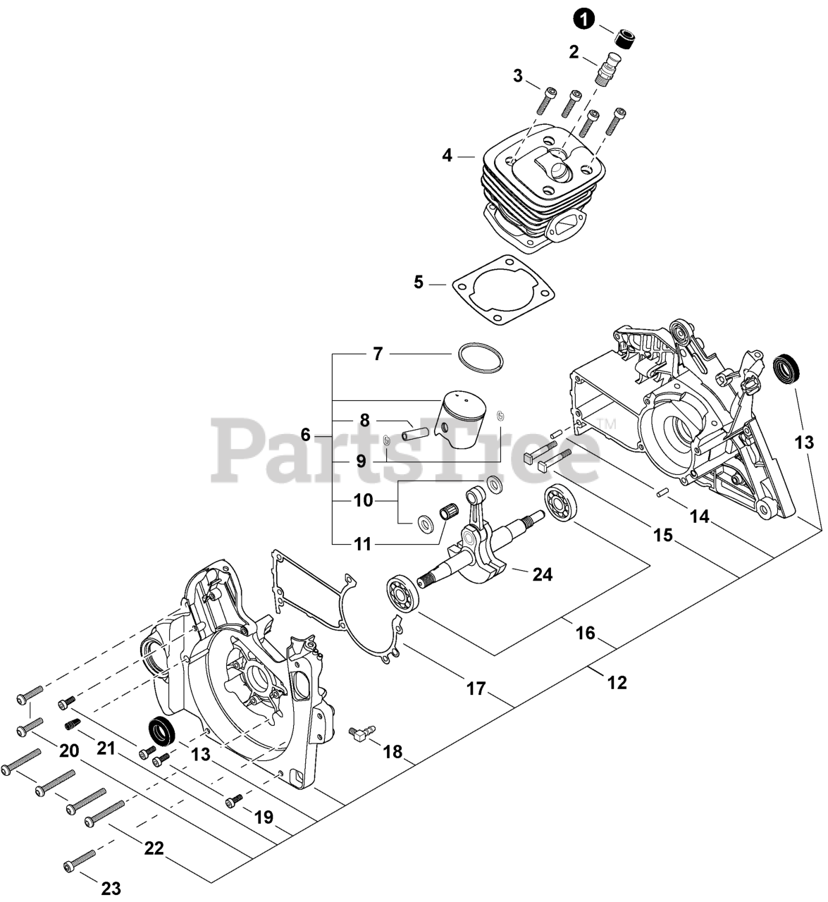 Echo CS-590 - Echo Chainsaw (SN: C98512001001 - C98512999999