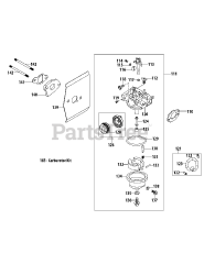 MTD 1P65N0A - MTD Engine 1P65N0A Carburetor