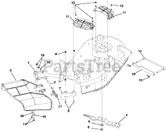 Ariens 915211 - Ariens Zoom 34" Zero-Turn Mower, 19hp Kohler Twin (SN: 000101 & Above) Belt Covers And Blades - 34"